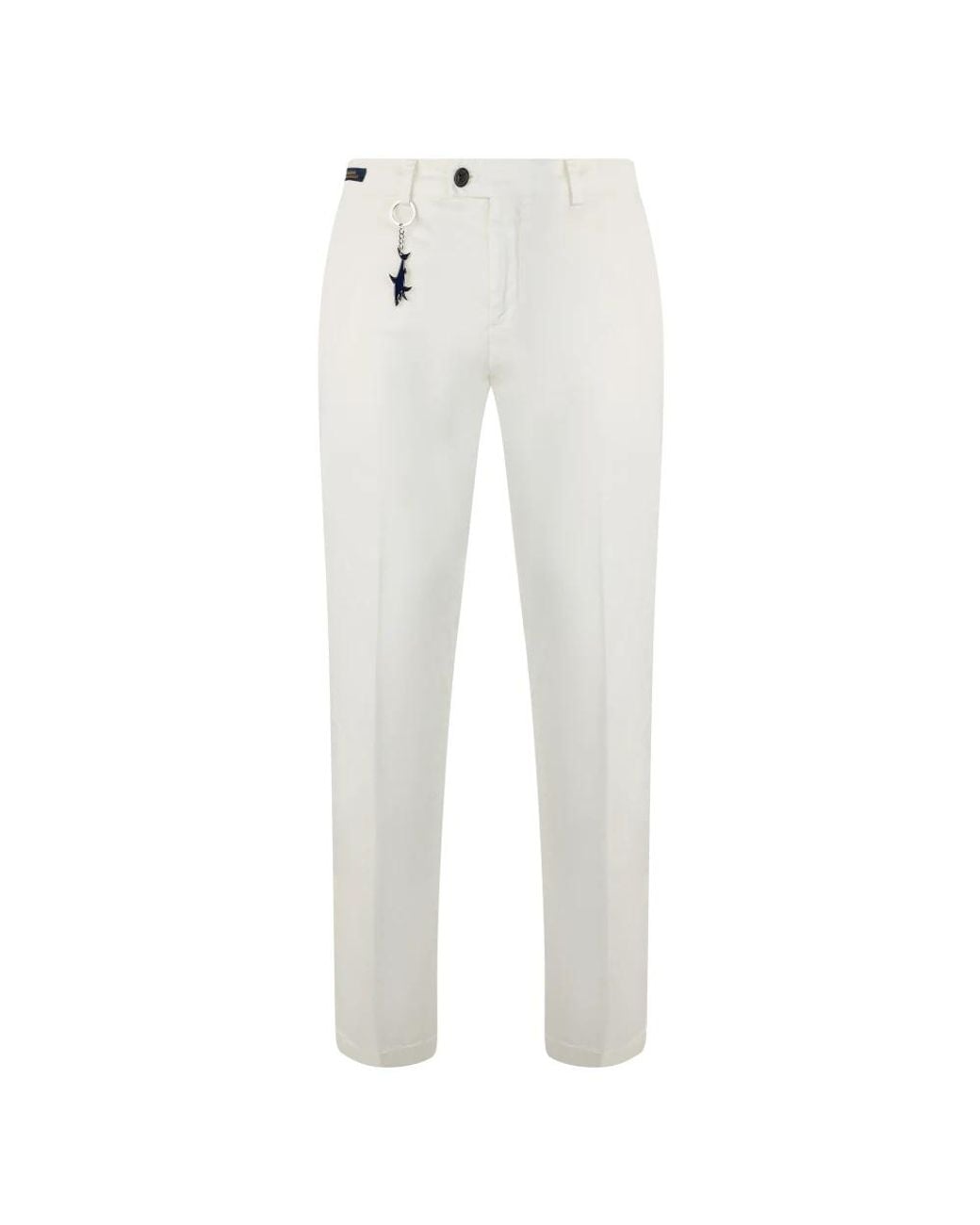 Paul & Shark White Chinos for men
