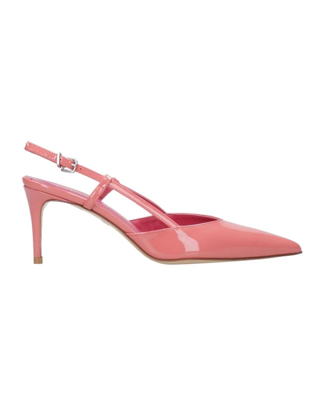 NCUB Schoenen ,Rood ,Leer Cranberry Lakleren Hakken in het Pink