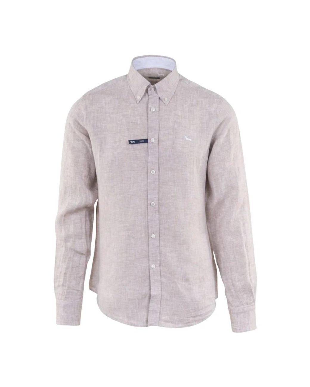 Harmont & Blaine Gray Casual Shirts for men