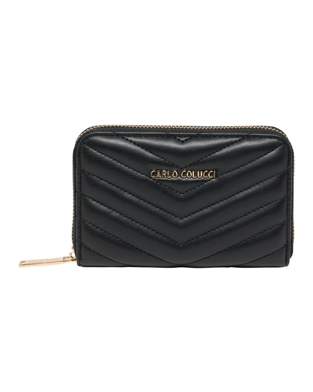 carlo colucci Accessoires ,Zwart ,Compact Wallet in het Black