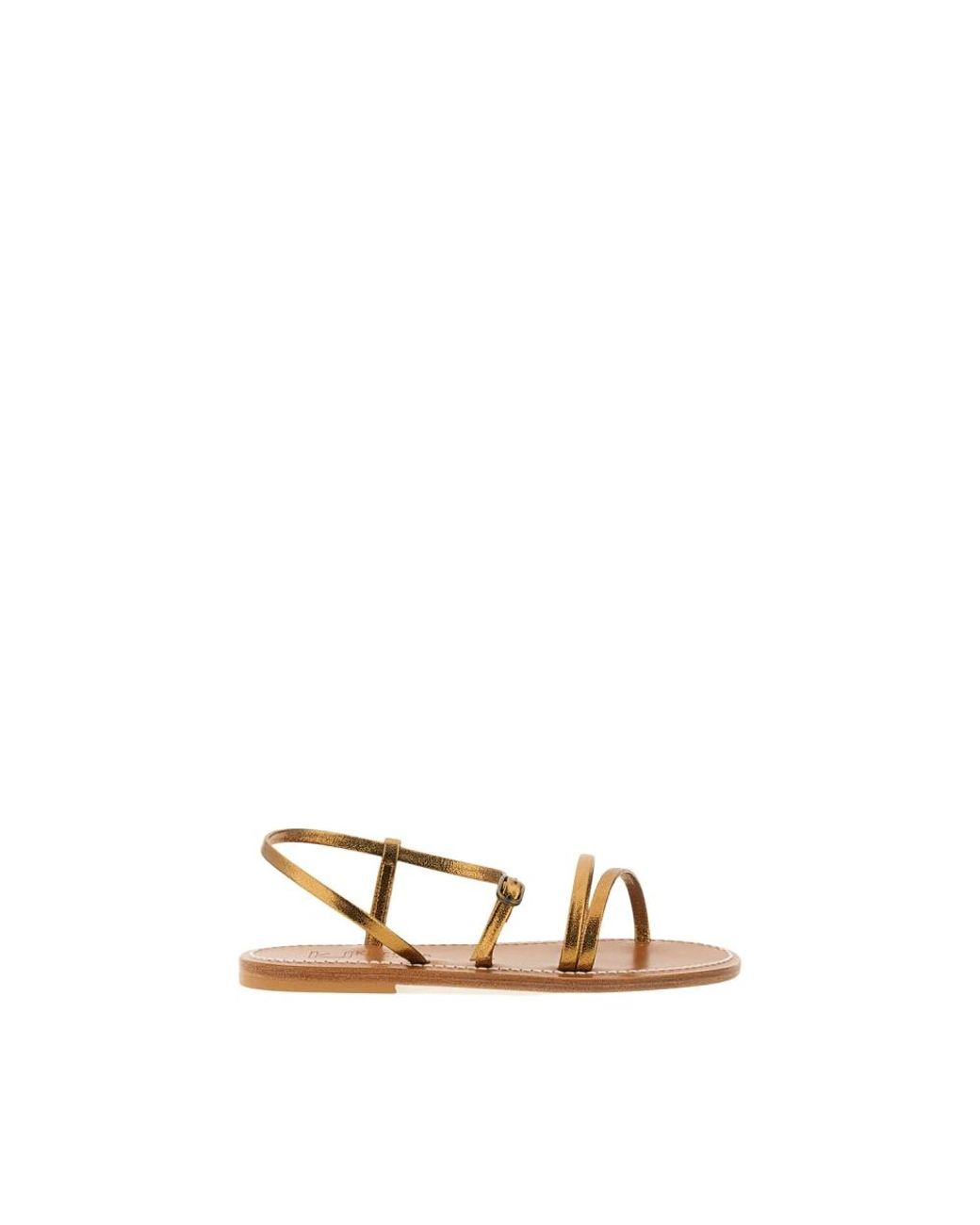 Flat Sandals di K. Jacques in Natural