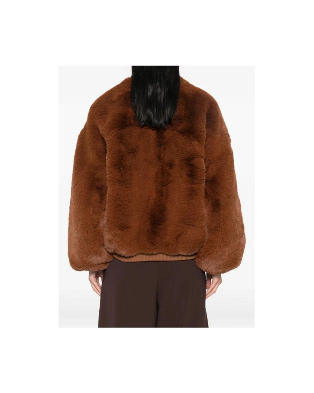 Frankie Shop Brown Faux Fur & Shearling Jackets