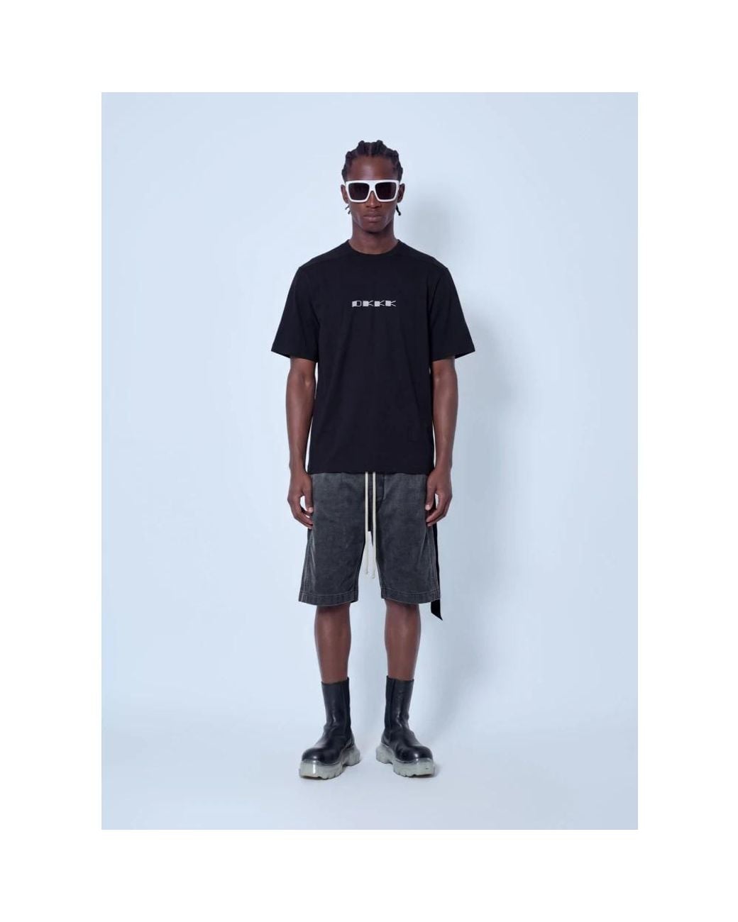 Rick Owens Blue Bermudas for men