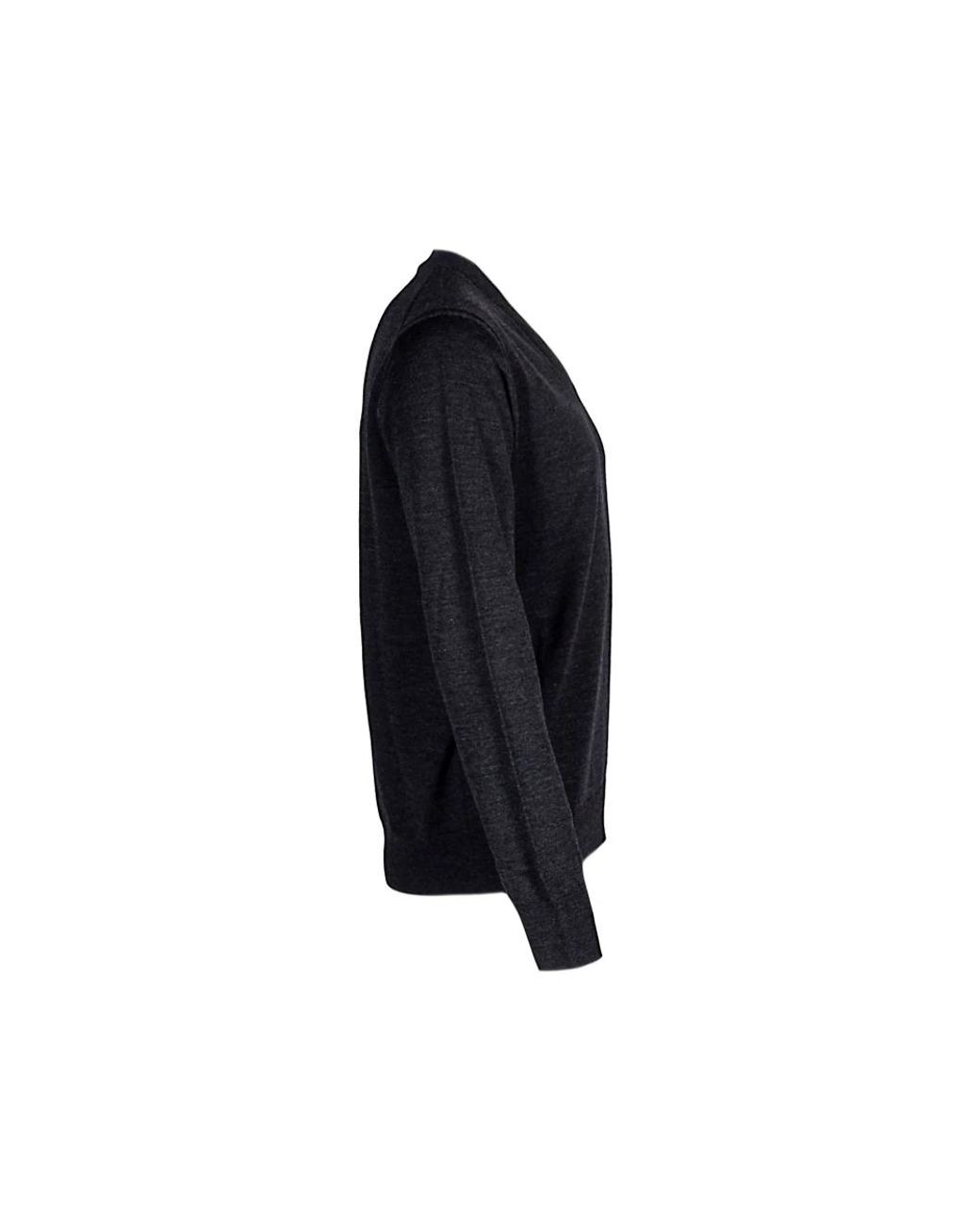 Paolo Pecora Blue V-Neck Knitwear for men
