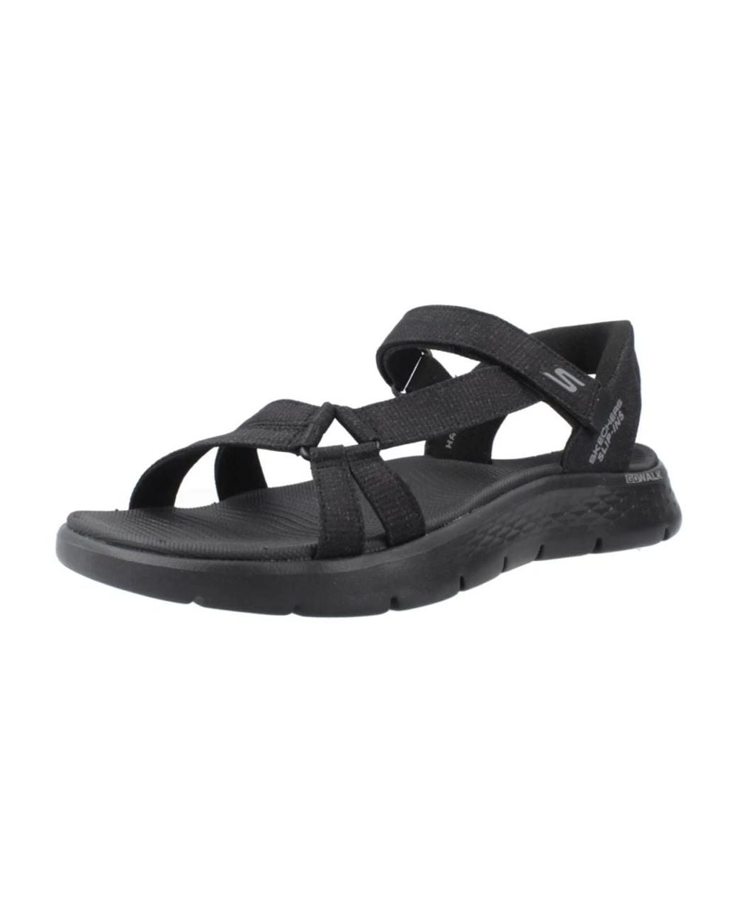 Skechers Black Flat Sandals