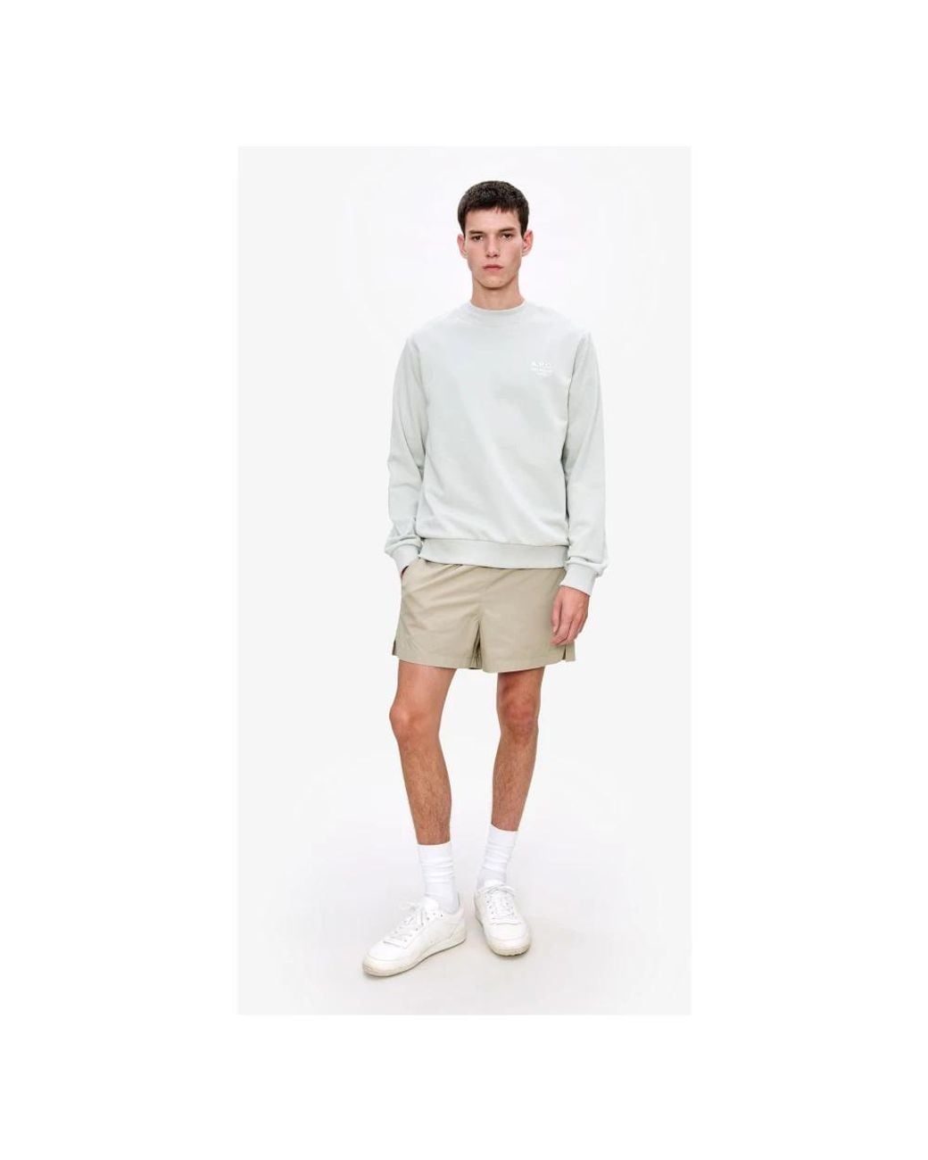 A.P.C. White Sweatshirts for men