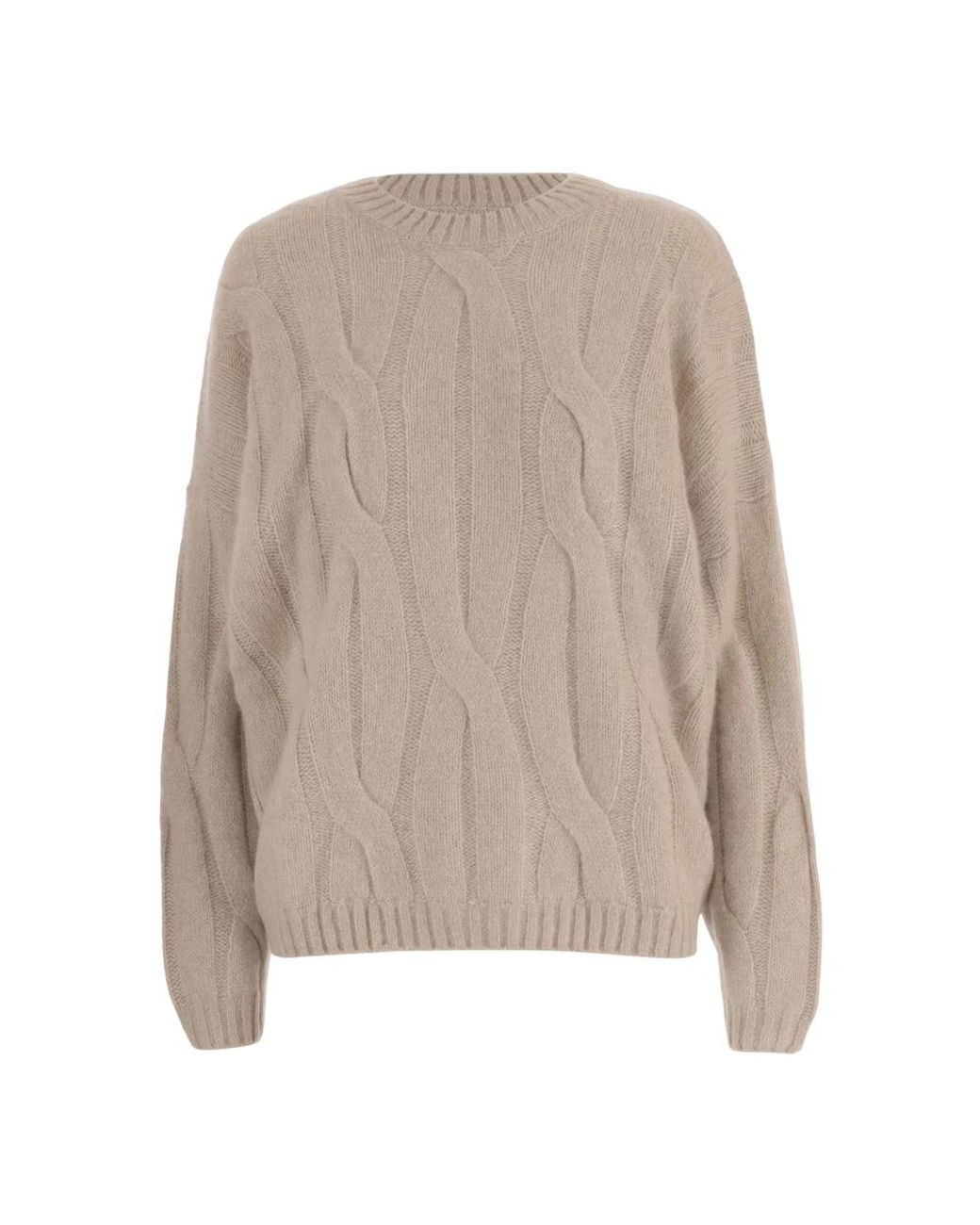 Allude Brown Cashmere Knitwear