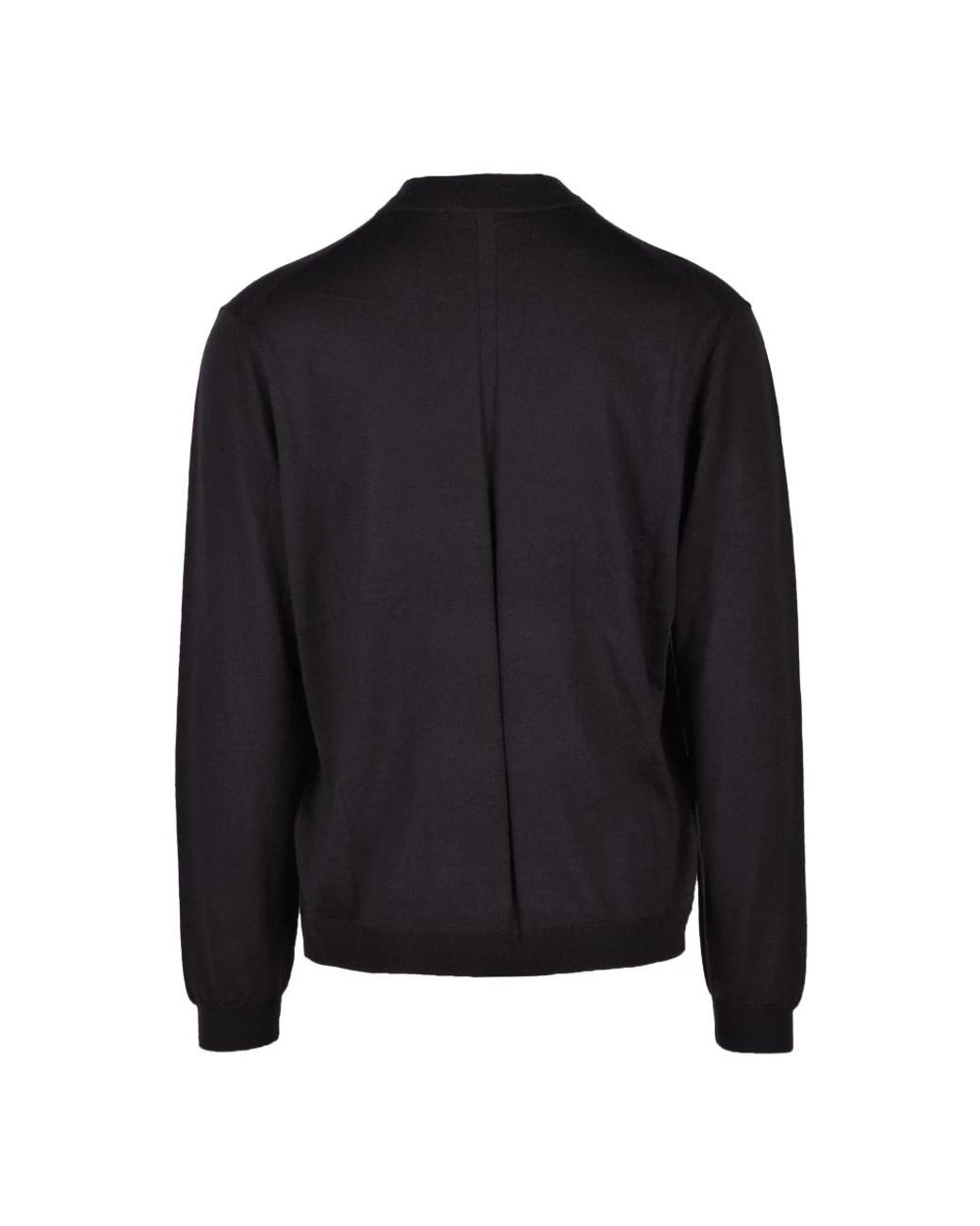 Low Brand Black Round-Neck Knitwear for men
