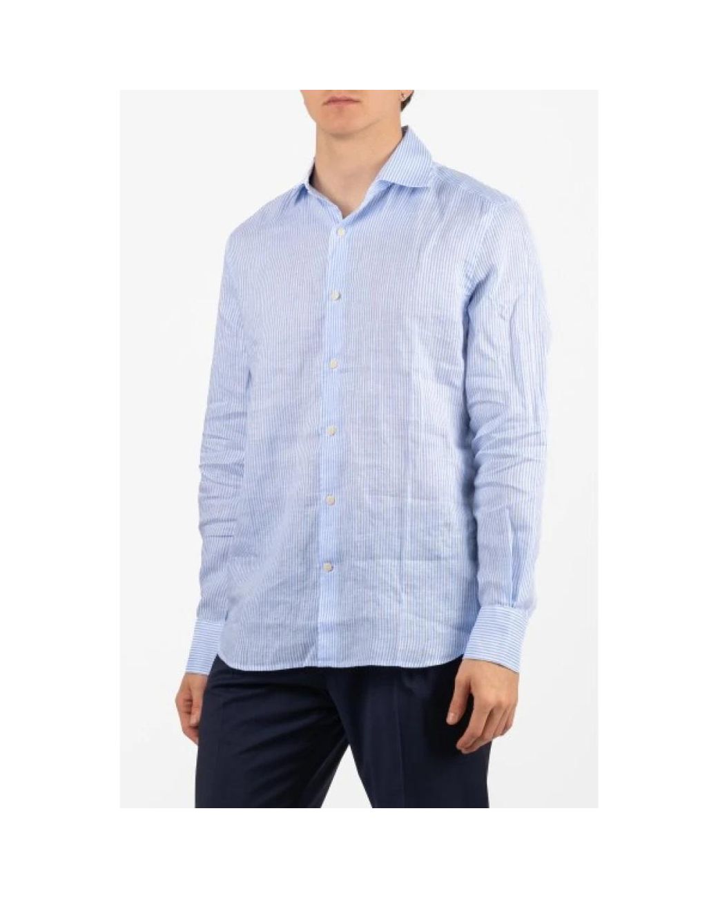 Mc2 Saint Barth Blue Casual Shirts for men