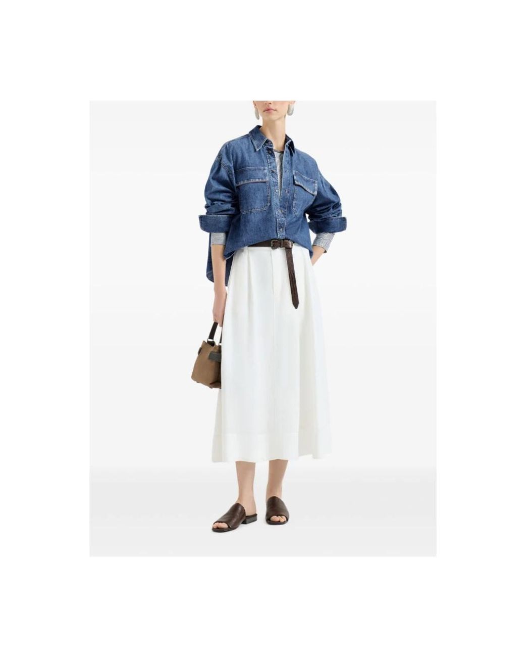 Brunello Cucinelli Blue Shirts