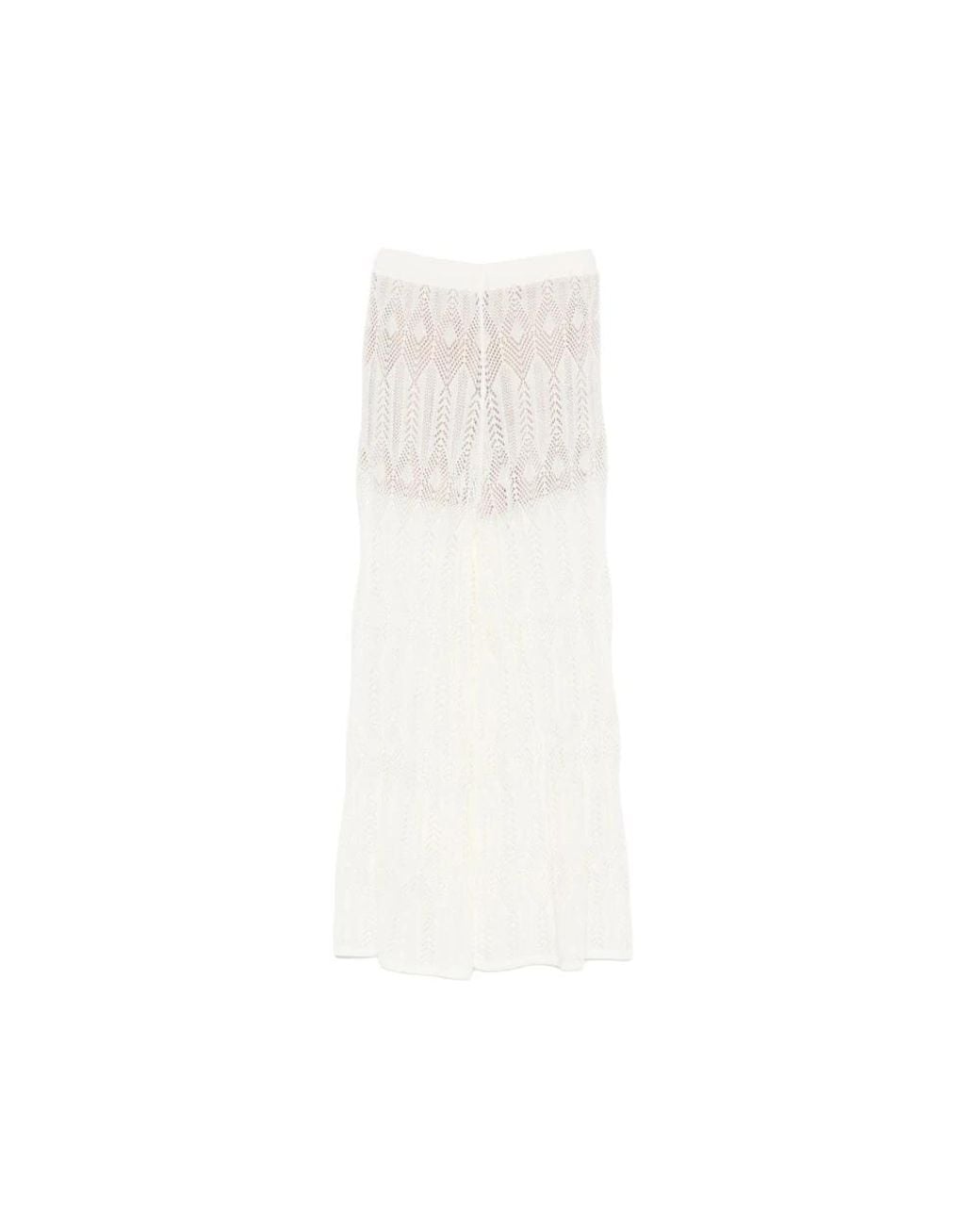 Liu Jo White Wide Trousers