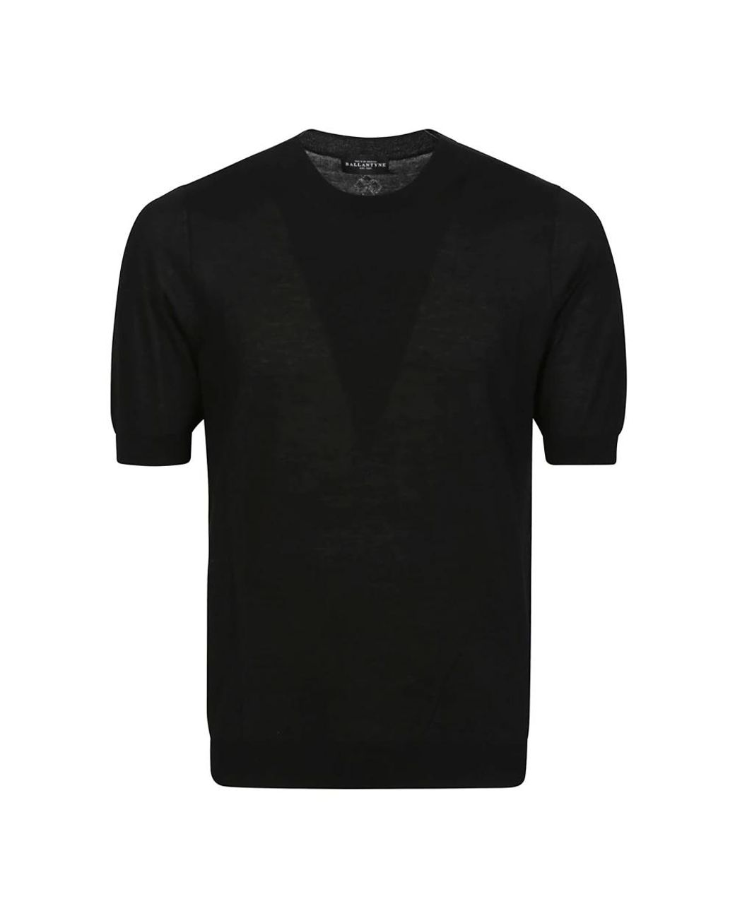Ballantyne Black Round-Neck Knitwear for men