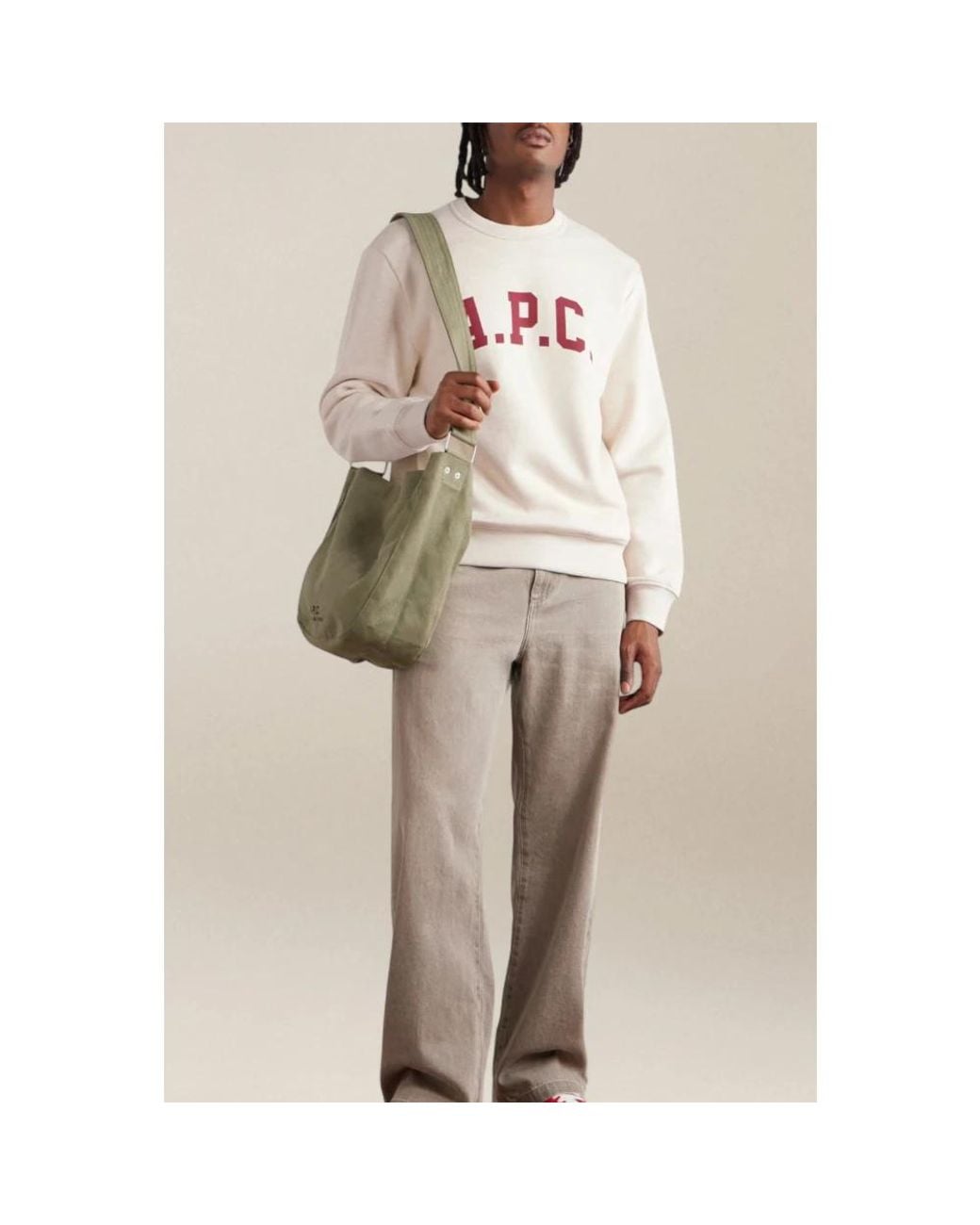 A.P.C. White Sweatshirts for men