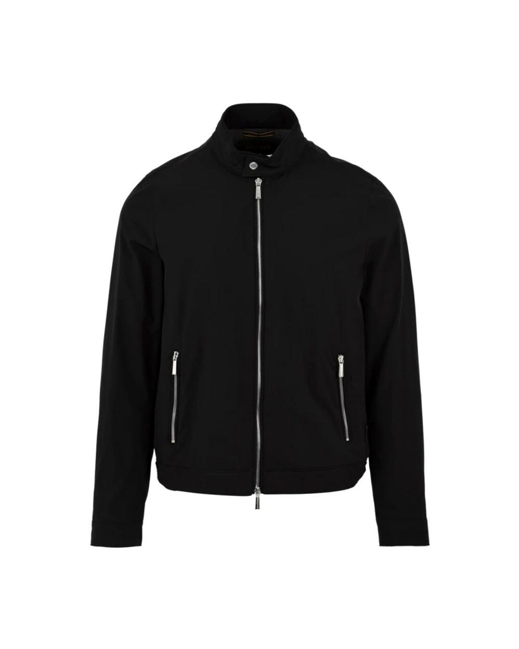 Moorer Black Bomber Jackets for men