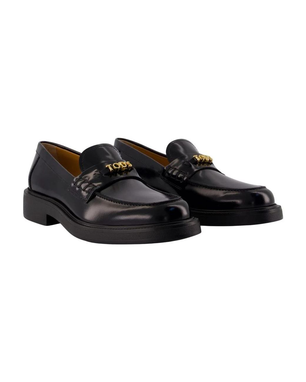 Tod's Black Loafers
