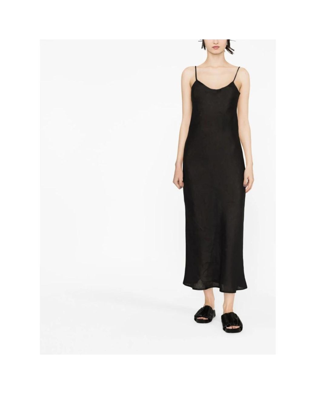 Maxi Dresses Baserange de color Black