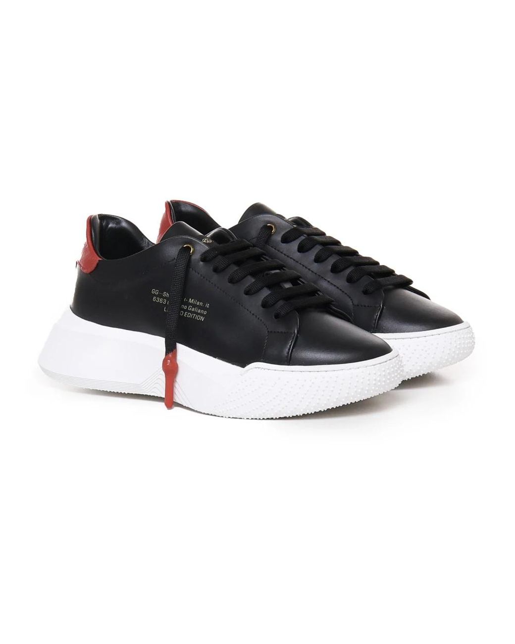 Giuliano Galiano Black Sneakers for men