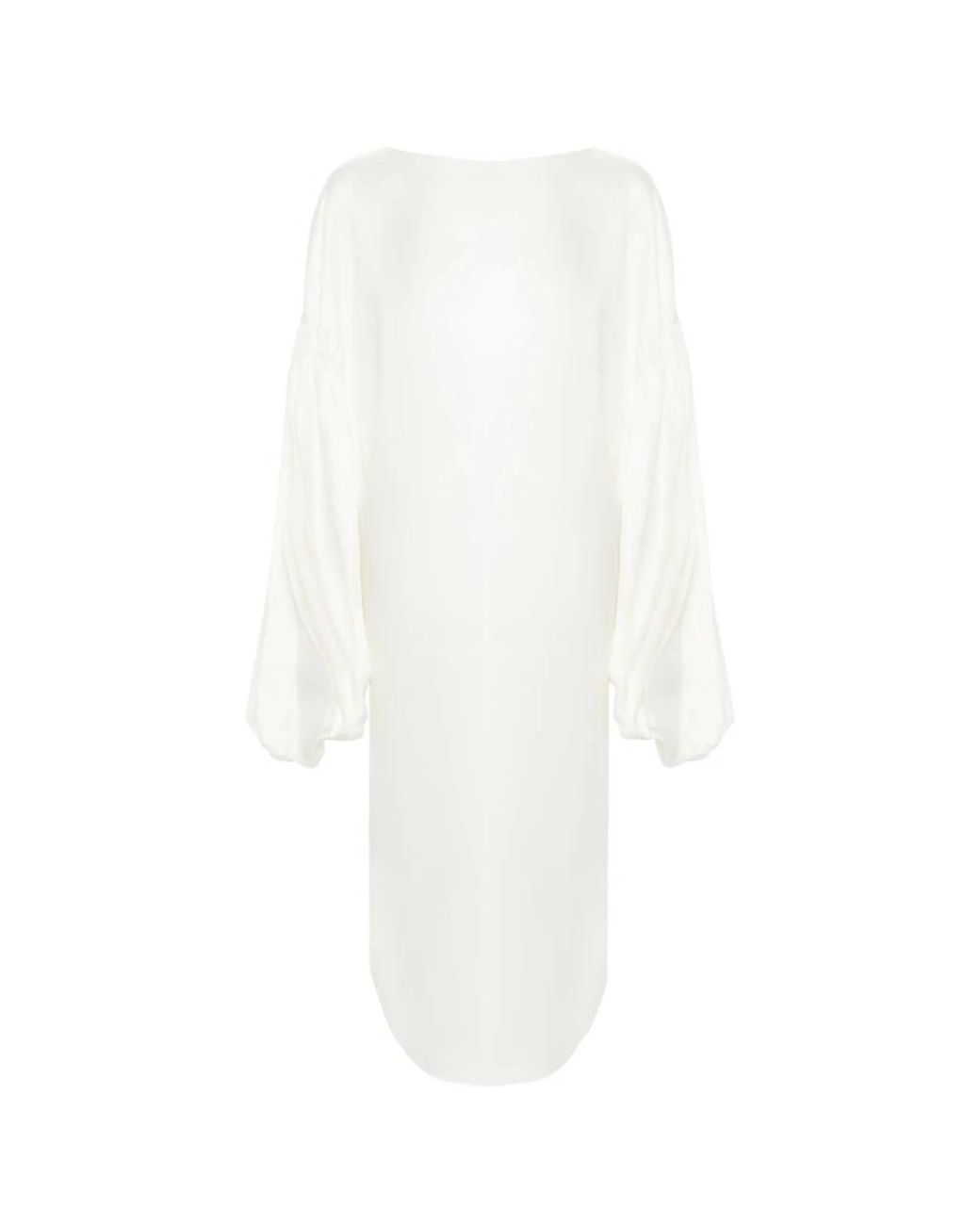 Khaite White Midi Dresses