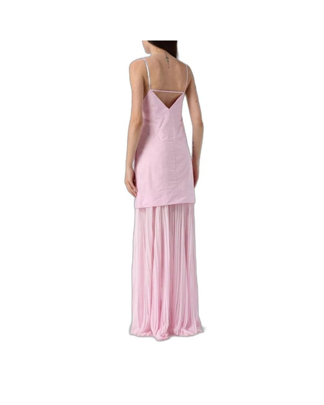 Maxi Dresses MSGM en coloris Pink