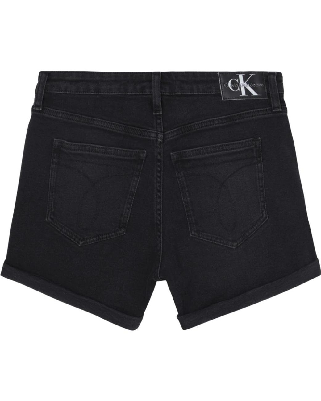 Calvin Klein Black Denim Shorts