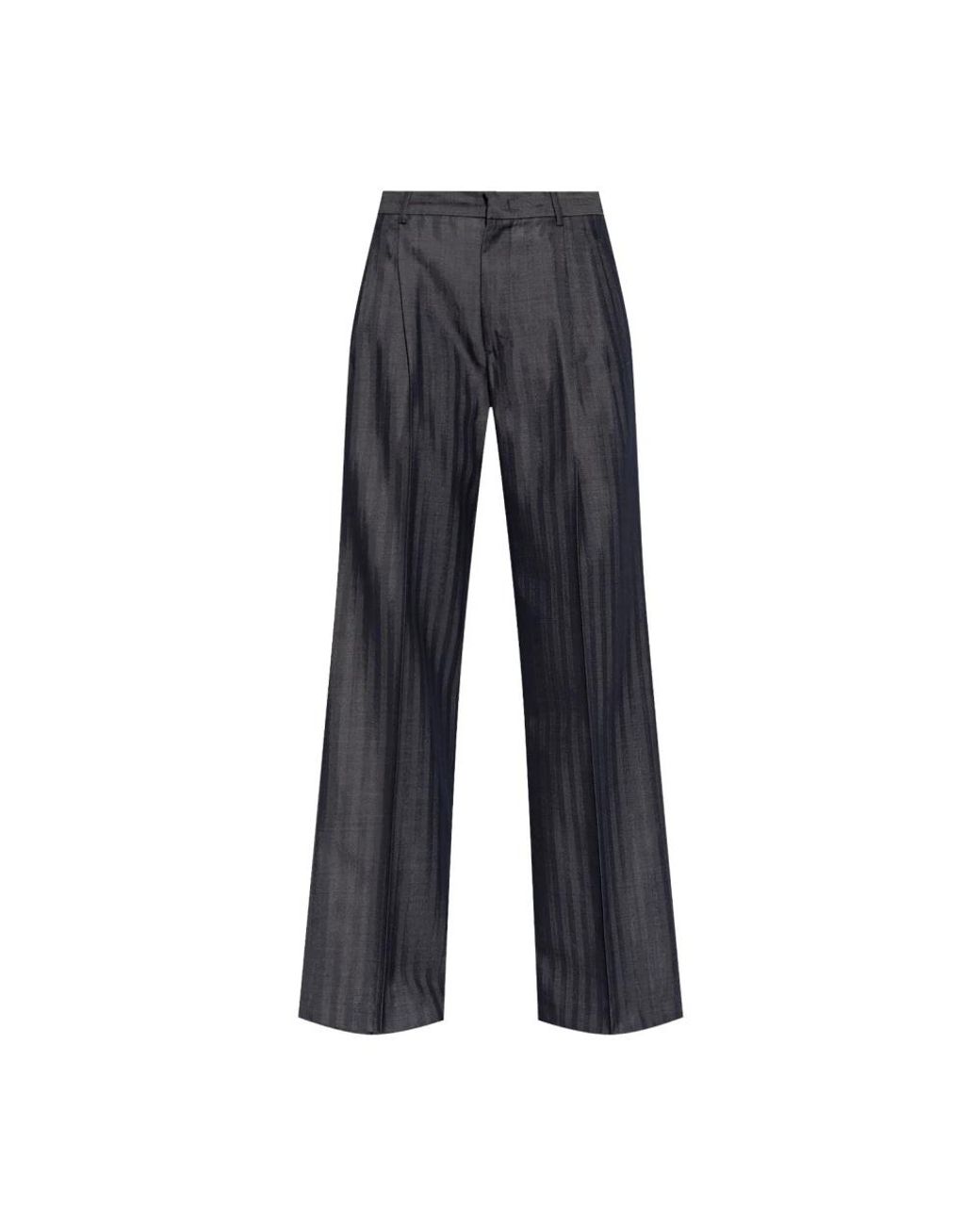 Etro Broeken ,Blauw ,Katoen Wijde Blauwe Broek in het Blue