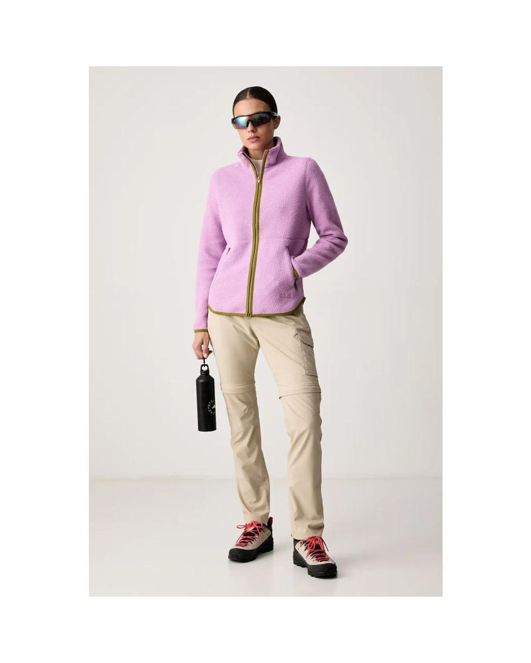 Fleece Jackets Jack Wolfskin de color Purple