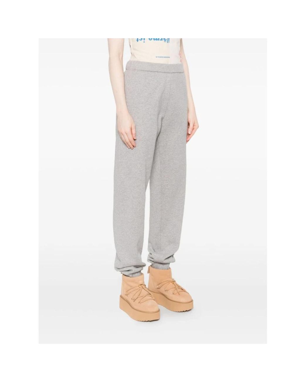 The Attico Gray Sweatpants