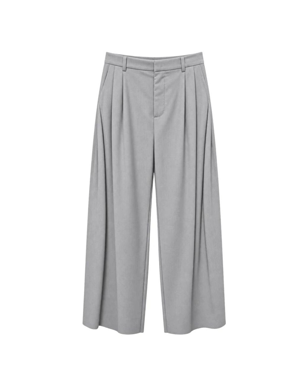MEIMEIJ Gray Wide Trousers