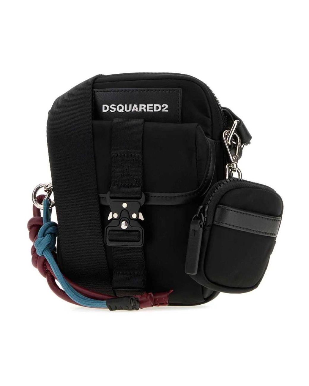 DSquared² Black Cross Body Bags for men