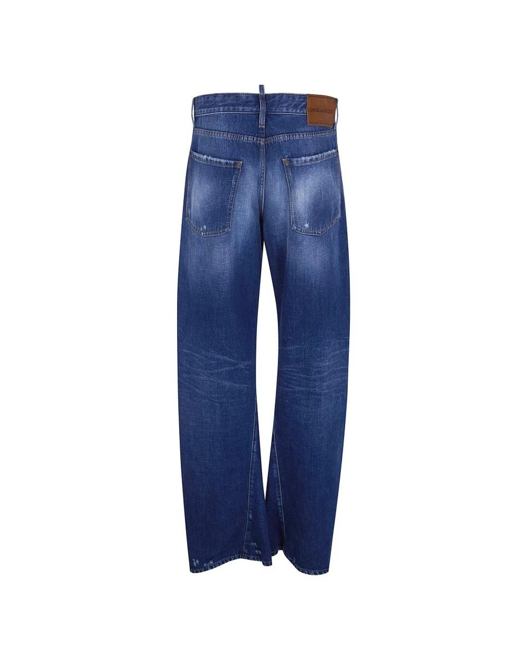DSquared² Blue Loose Fit Jeans