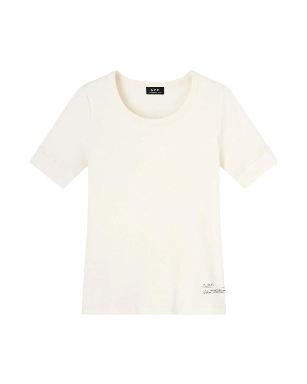A.P.C. White T-Shirts