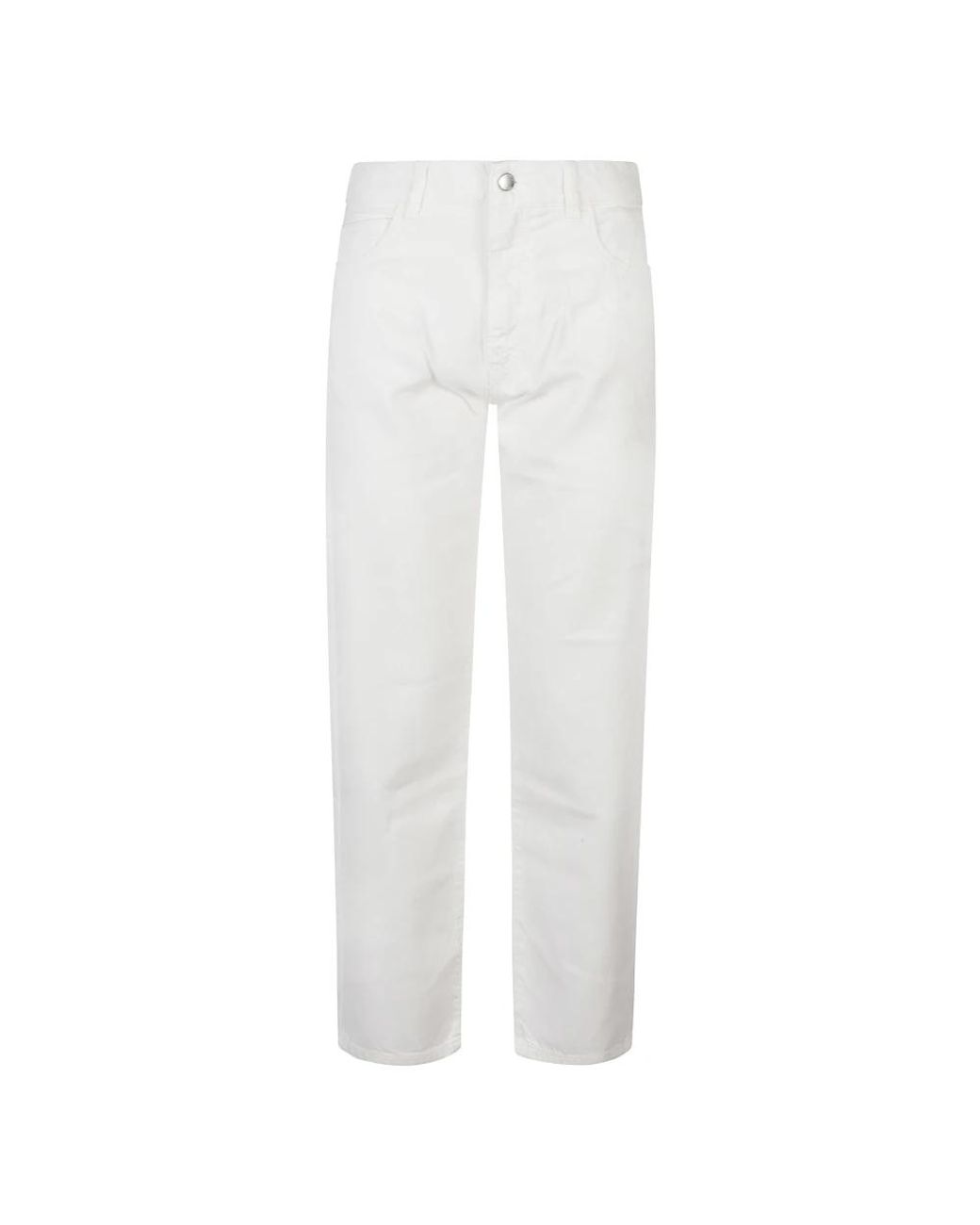 ICON DENIM White Straight Jeans