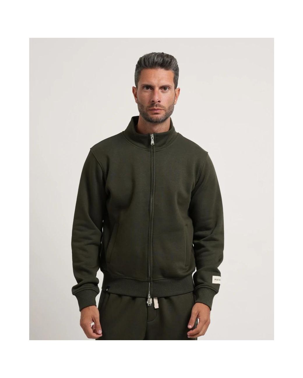 Yes Zee Green Zip-Throughs for men