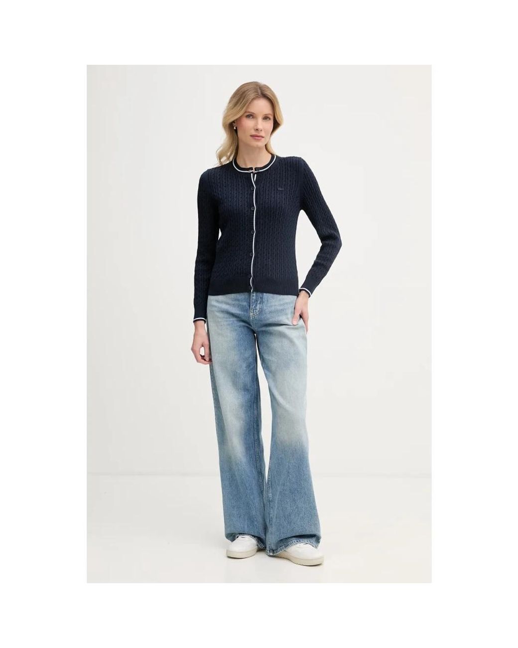 Cardigans Lacoste de color Blue