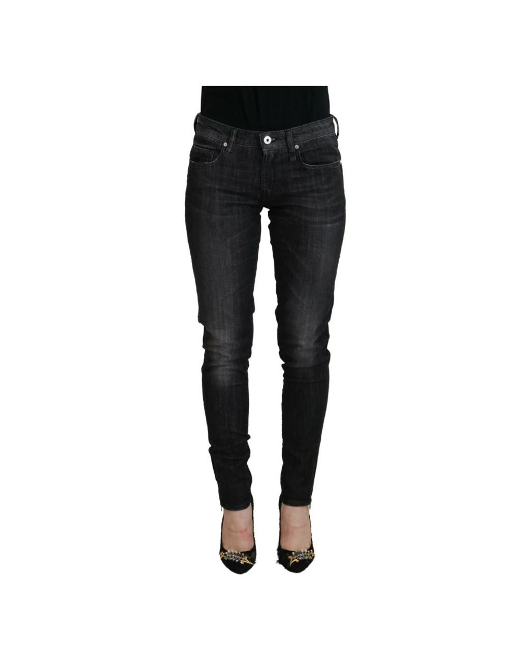 Fiorucci Black Slim Fit Jeans