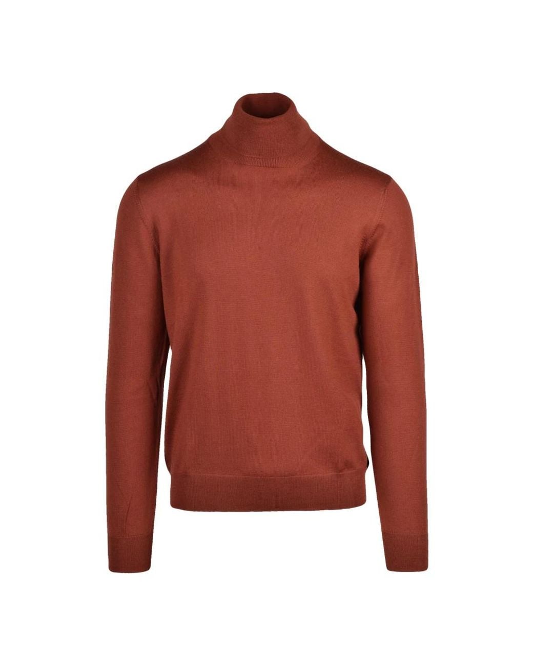 Gran Sasso Red Turtlenecks for men