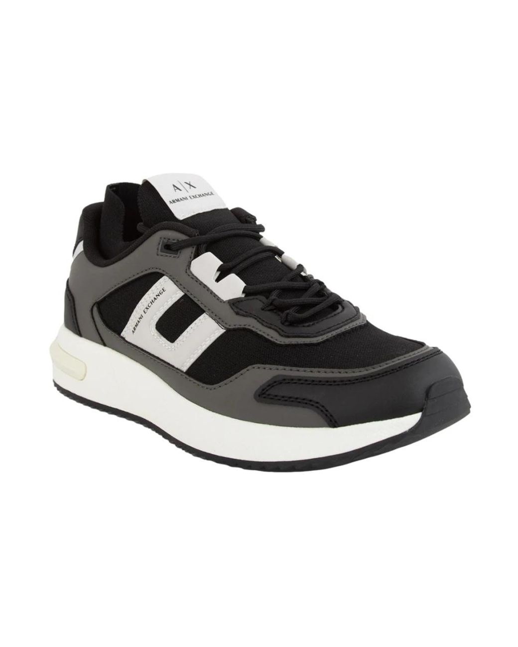 ARMANI EXCHANGE Black Sneakers for men