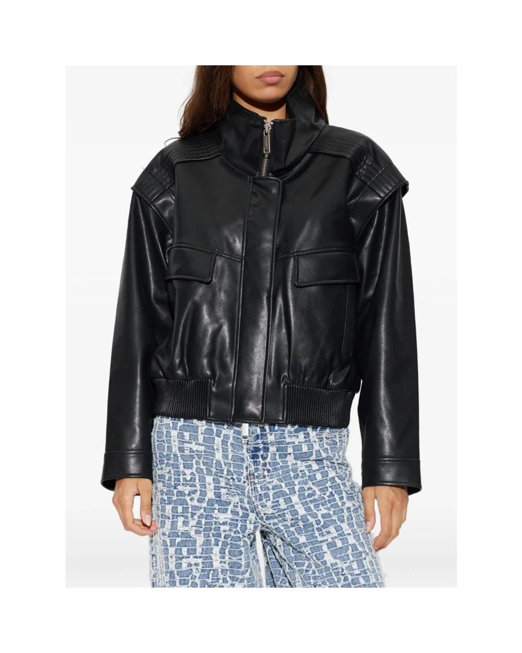 Bomber Jackets Self-Portrait en coloris Black
