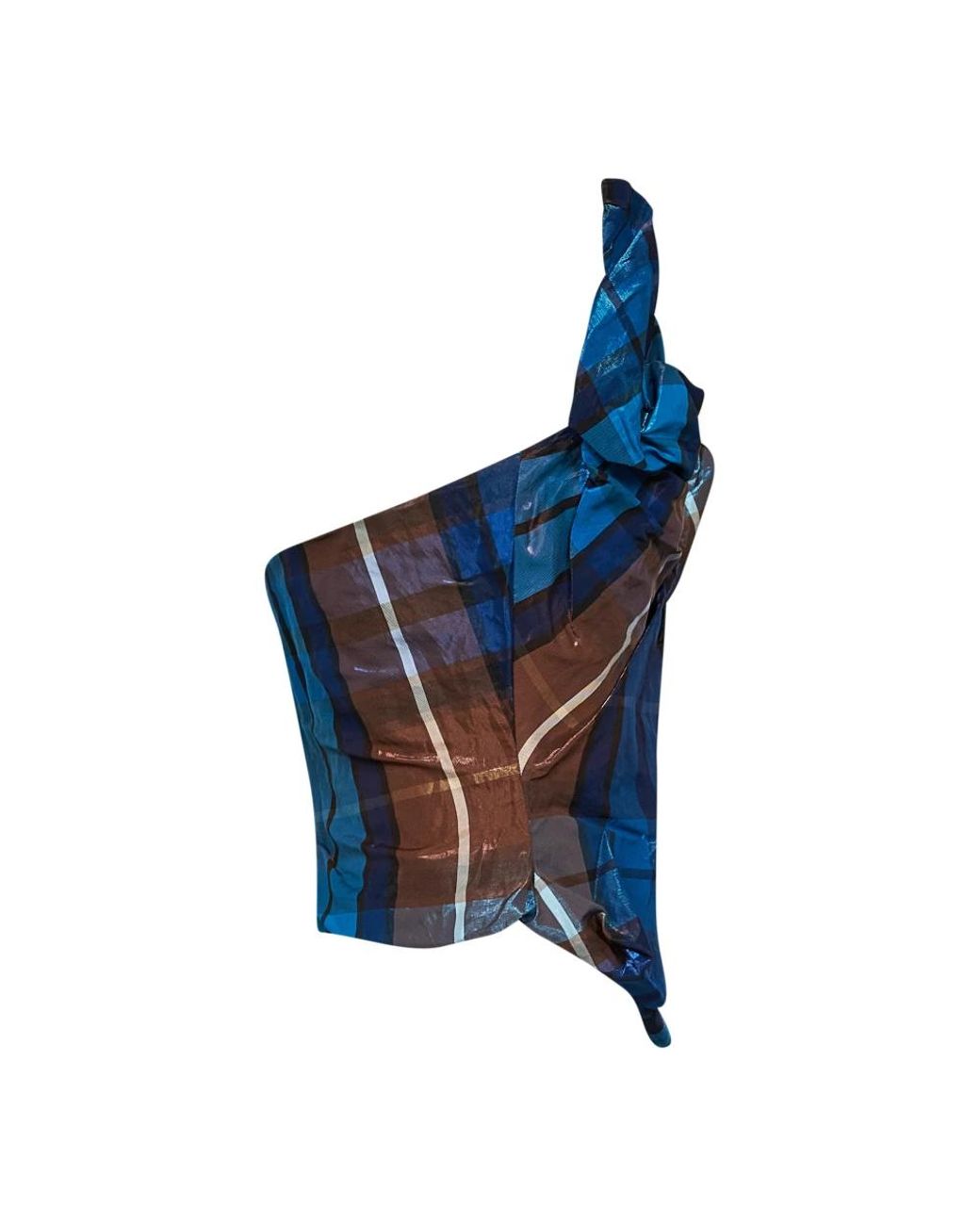 Vivienne Westwood Blue And Tartan On Point Corset