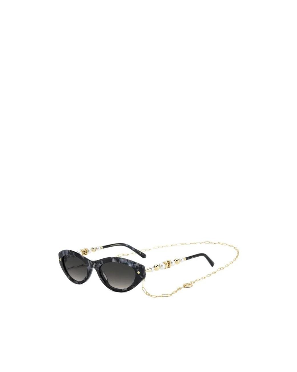 Carolina Herrera Metallic Sunglasses