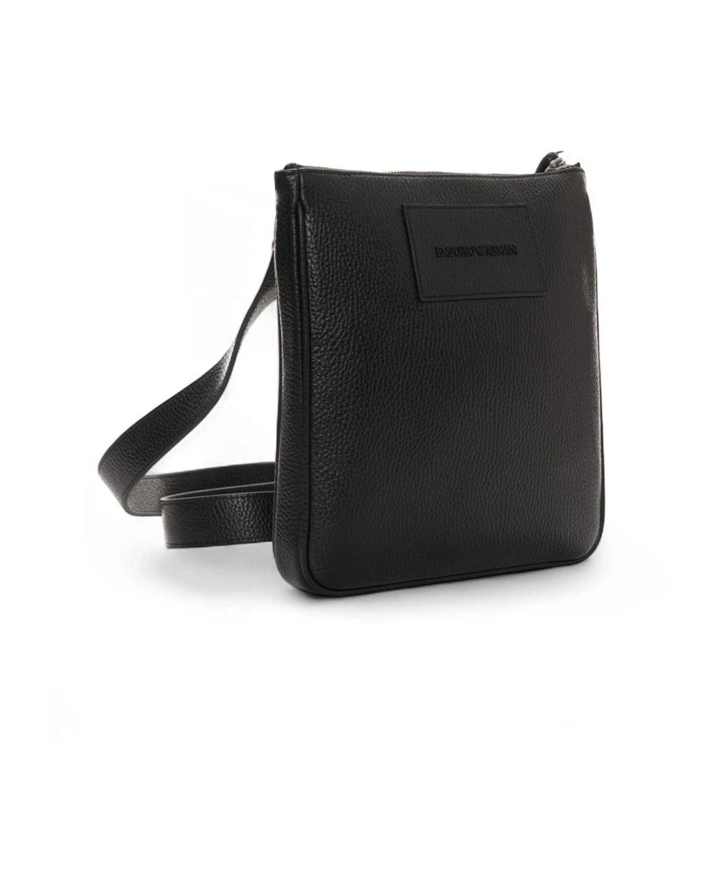 Emporio Armani Black Messenger Bags for men