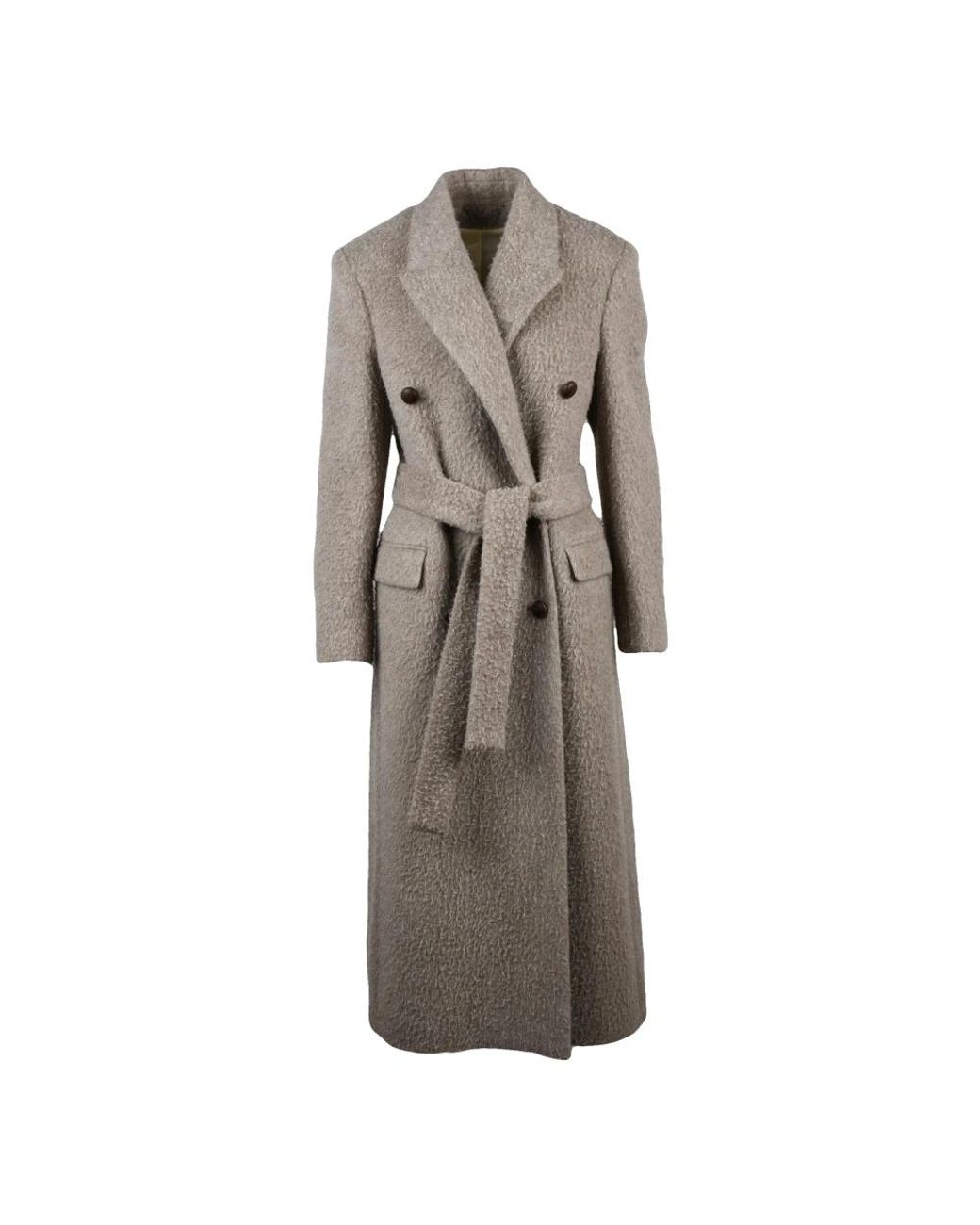 Golden Goose Deluxe Brand Gray Belted Coats