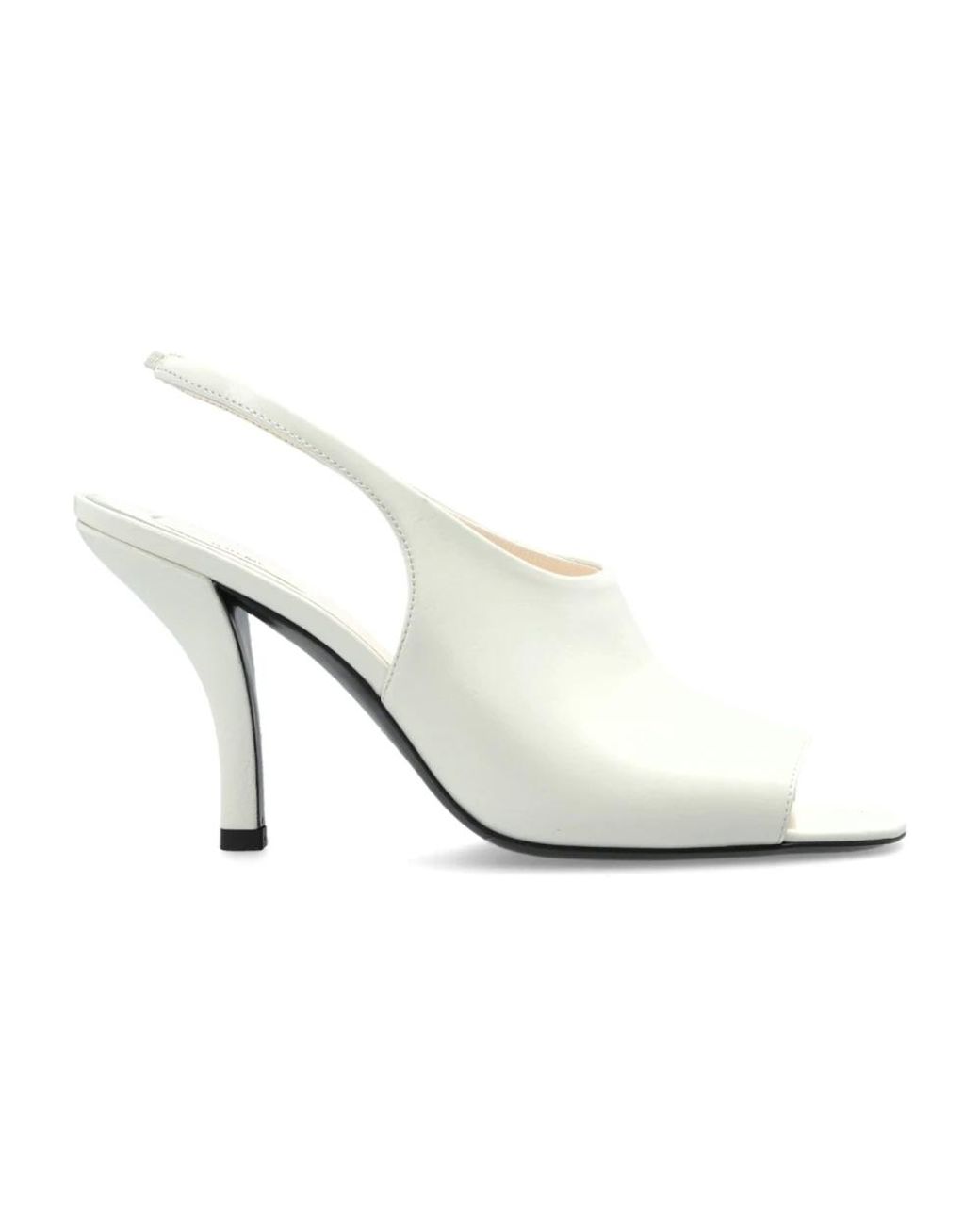 Totême White High Heel Sandals