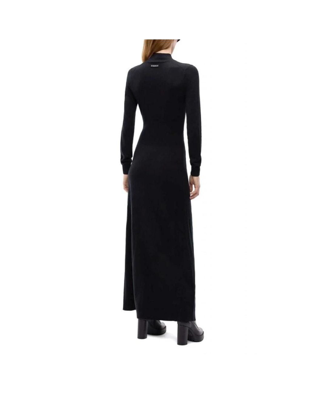 Pinko Black Knitted Dresses