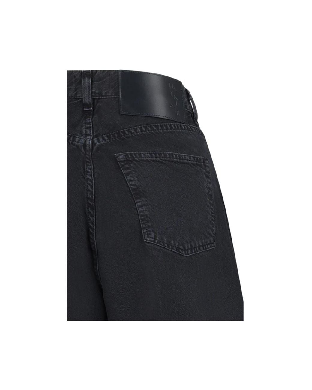 Haikure Black Wide Jeans