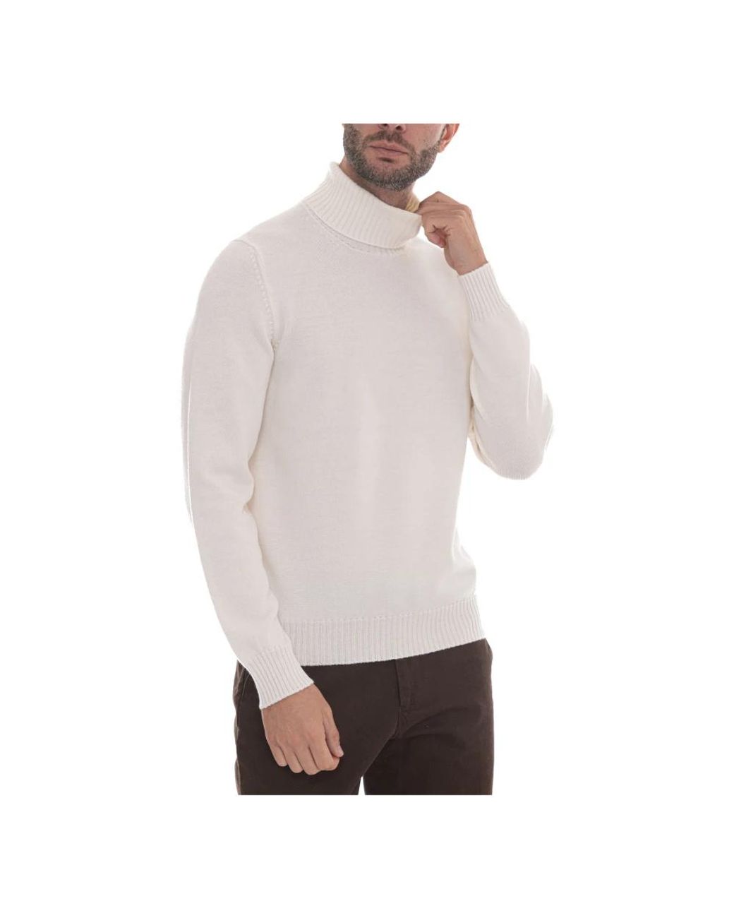 Gran Sasso Natural Turtlenecks for men