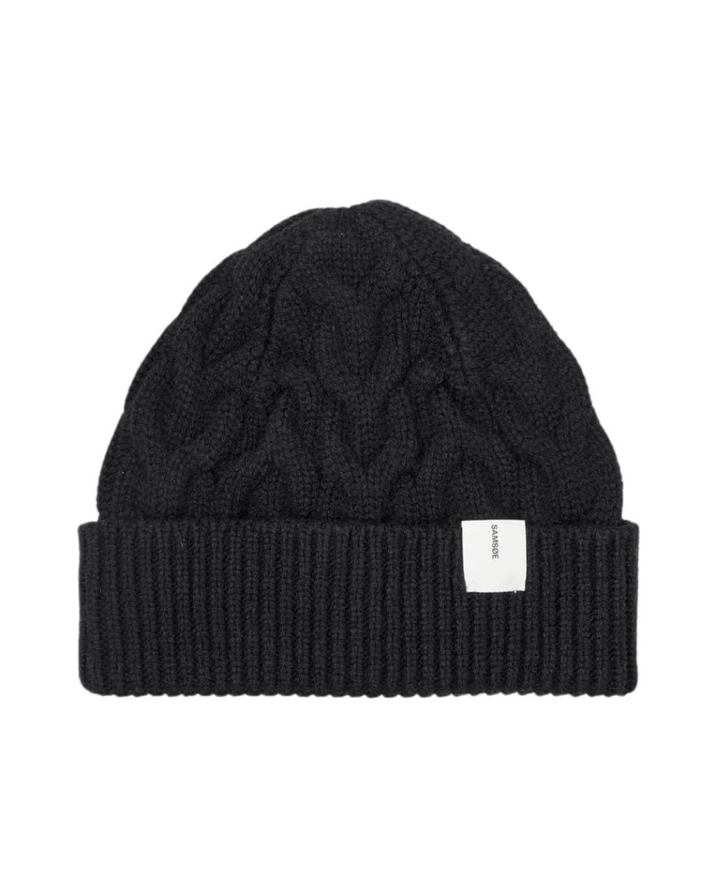 Samsøe & Samsøe Black Safloki Beanie 11250