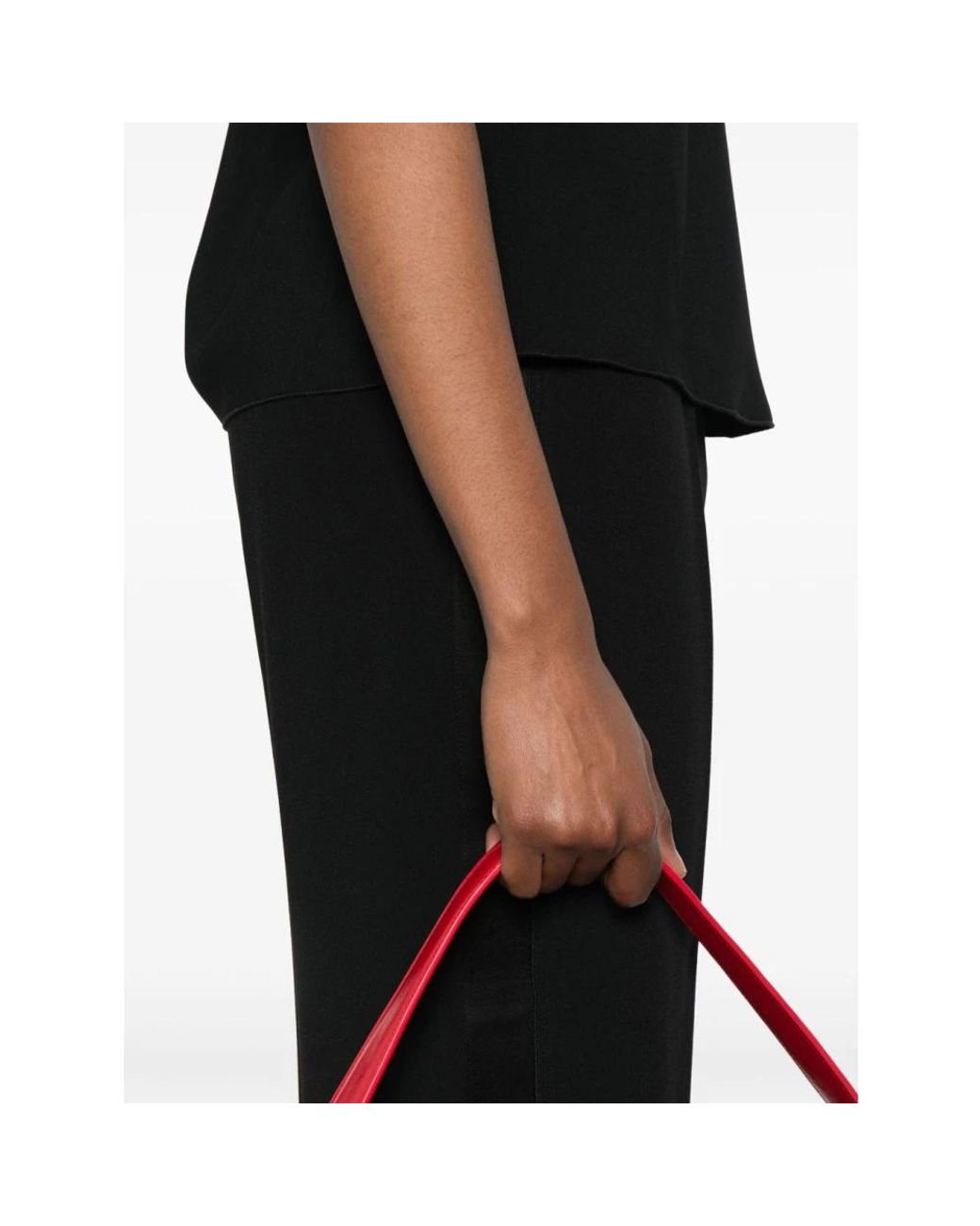 Forte_forte Black Straight Trousers