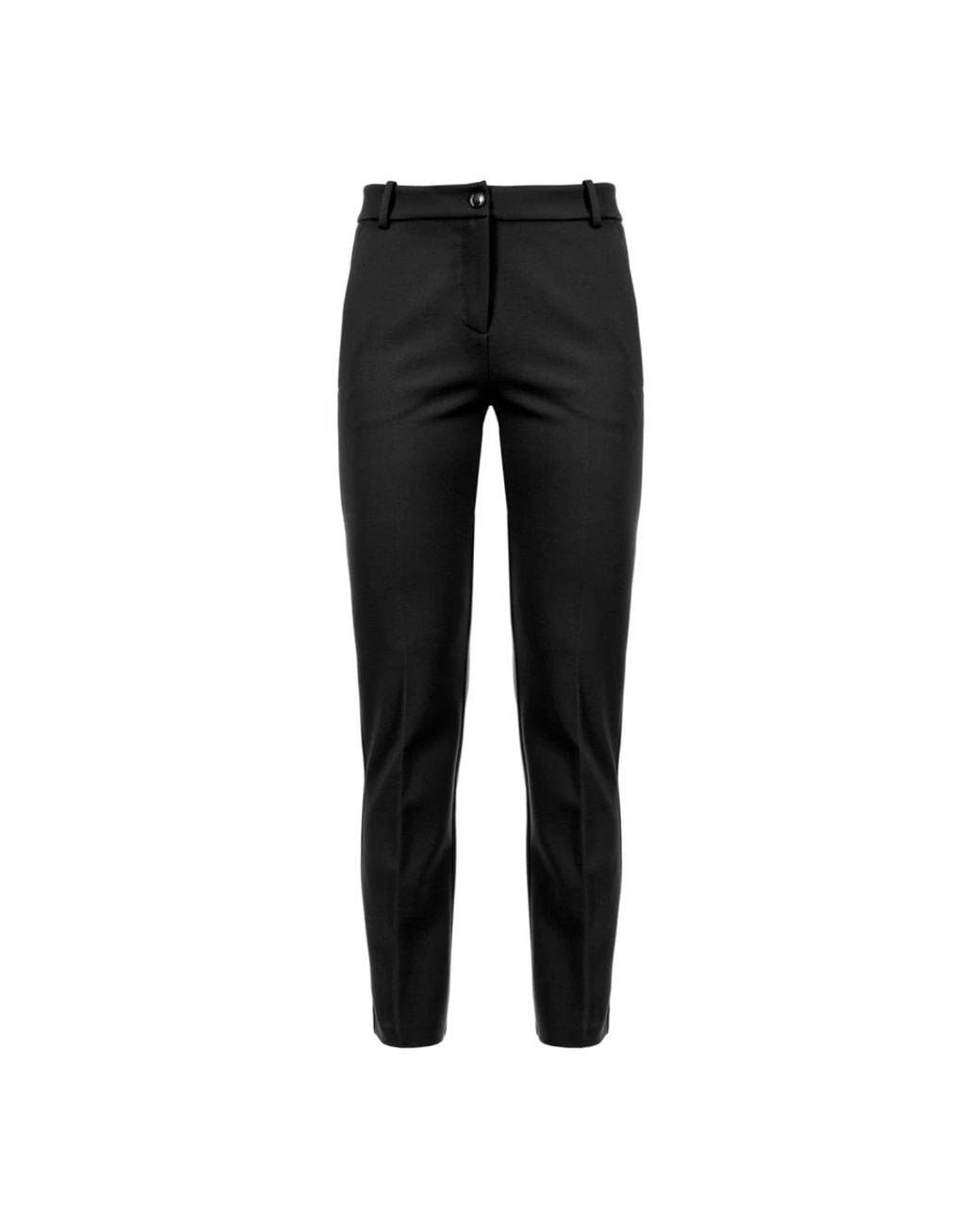 Pinko Black Slim-Fit Trousers