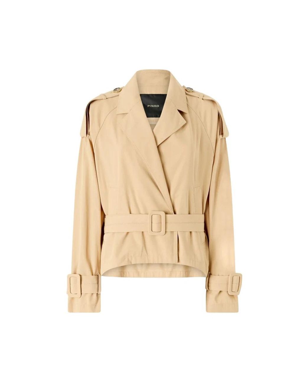 Pinko Jassen ,Katoen Tanya Trenchcoat in het Natural